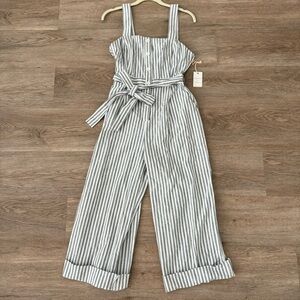Forever 21 Stripe Jumpsuit